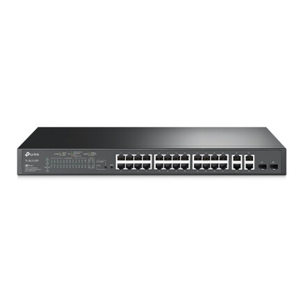 TP-Link Switch 24-Port/100Mbps/MAN/Rack/SFP/PoE+