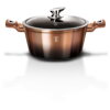 BERLINGERHAUS Metallic Line Rose Gold Edition hrniec s pokrievkou 20cm BH-1894