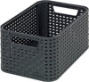 Košík Curver® STYLE2 S, antracit, 28x19x12 cm