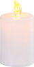Sviečka MagicHome TG-52, LED, na hrob, biela, 2xAA, 5,5x10,5cm, (súčasť balenia 2xAA)