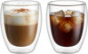 Pohár MagicHome Cappuccino na kávu/čaj, termo s dvojitou stenou, 290 ml, bal. 2 ks