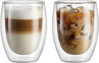 Pohár MagicHome Latte Macchiato na kávu/čaj, termo s dvojitou stenou, 380 ml, bal. 2 ks