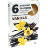 Čajové sviečky ADMIT 6ks Vanilla