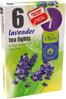 Čajové sviečky 6ks Levanduľa