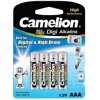 CAMELION Batérie alkalické DIGI AAA 4ks LR03 11210403