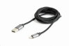 GEMBIRD Kábel CABLEXPERT USB 2.0 Lightning nabíjací a synchronizačný kábel, opletený, 1,8m, čierny, blister
