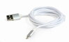 GEMBIRD Kábel CABLEXPERT USB 2.0 Lightning nabíjací a synchronizačný kábel, opletený, 1,8m, strieborný, blister
