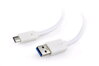 Kábel CABLEXPERT USB 3.0 AM na Type-C kábel (AM / CM), 1m, biely