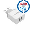 SBOX HC-21 Univerzálny 2xUSB adaptér 1A/2,1A max.