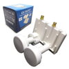 DI-WAY LNB MONO TWIN 0,1dB 4,3st, WHITE LEOPARD LINE