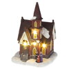 Dekorácia MagicHome Vianoce, Kostol, 4 LED teplá biela, 3xAA, interiér, 12,50x12,30x18 cm Dekorácia MagicHome Vianoce, Kostol, 4 LED teplá biela, 3xAA, interiér, 12,50x12,30x18 cm
