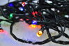 Solight 1V101-M-1 LED vonkajšia vánočná reťaz, 100 LED, 10m, prívod 3m, 8 funkcií, časovač, IP44, viacfarebný