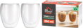 Pohár MagicHome Cappuccino na kávu/čaj, termo s dvojitou stenou, 290 ml, bal. 2 ks
