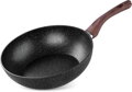 Panvica Wok MagicHome Black Marble Line, 28 cm