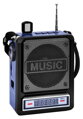 MANTA Rádio s MP3 prehrávačom a baterkou RDI102