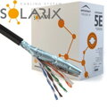 SOLARIX kábel vonkajší FTP PE CAT5E drôt SXKD-5E-FTP-PE