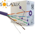 SOLARIX kábel UTP LSOH CAT5E drôt SXKD-5E-UTP-LSOH