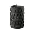 Klávesnica C-TECH FK-01, gélová, flexibilná, čierna, USB, CZ / SK
