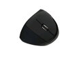 Myš C-TECH VEM-09, vertikálne, bezdrôtová, 6 tlačidiel, čierna, USB nano receiver