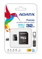 ADATA Micro SDHC karta 32GB UHS-I Class 10 + SD adaptér, Premier