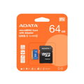 ADATA MicroSDXC 64GB Premier UHS-I Class 10 + SD adaptér