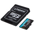 KINGSTON Canvas GO! Plus Micro SDXC 128GB Class 10, UHS-I, U3, V30, A2 s adaptérom (SDCG3/128GB)