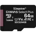 KINGSTON Canvas SELECT Plus Micro SDXC 64GB Class 10 UHS-I (SDCS2/64GBSP)
