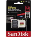 SanDisk Extreme micro SDXC 64 GB 160 MB/s A2 C10 V30 UHS-I U3 + Adaptér