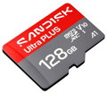 Sandisk Ultra PLUS micro SDXC karta 128GB UHS-I, V10, U1, C10, (200MB/s)