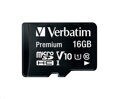 VERBATIM Premium U1 Micro SecureDigital SDHC/SDXC 16GB + SD Adaptér