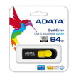 ADATA Flash Disk 64GB USB 3.0 Dash Drive UV128, čierno/žltý