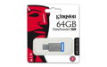 Kingston 64GB DataTraveler 50 (USB 3.0, Read 110MB/s, Write 15MB/s, kovový, modrý)