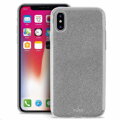 Puro zadný kryt "SHINE" pre iPhone X/XS 5.8" Silver