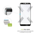 Ochranné tvrdené sklo FIXED Full-Cover pre Motorola Moto E6 Play, lepenie cez celý displej, čierne