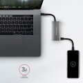 AXAGON HMC-4G2 USB-C 3.2 Gen 2 10 Gbps hub w. 2x USB-A + 2x USB-C, 13cm USB-C cable