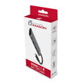 AXAGON HMC-4G2 USB-C 3.2 Gen 2 10 Gbps hub w. 2x USB-A + 2x USB-C, 13cm USB-C cable