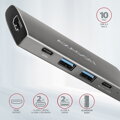 AXAGON HMC-5G2 USB-C 3.2 Gen 2 10 Gbps hub w. HDMI + 2x USB-A + 2x USB-C, PD 60W, 13cm USB-C cable