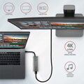 AXAGON HMC-5G2 USB-C 3.2 Gen 2 10 Gbps hub w. HDMI + 2x USB-A + 2x USB-C, PD 60W, 13cm USB-C cable
