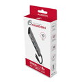 AXAGON HMC-5G2 USB-C 3.2 Gen 2 10 Gbps hub w. HDMI + 2x USB-A + 2x USB-C, PD 60W, 13cm USB-C cable