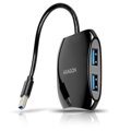 AXAGON HUE-S1B, 4x USB3.0 QUATTRO hub, 16cm kabel