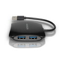 AXAGON HUE-S1B, 4x USB3.0 QUATTRO hub, 16cm kabel