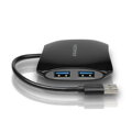 AXAGON HUE-S1B, 4x USB3.0 QUATTRO hub, 16cm kabel