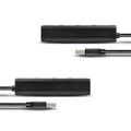 AXAGON HUE-S2BL, 4x USB3.0 CHARGING hub 1.2m kabel, micro USB nap. konektor