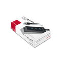 AXAGON HUE-S2BL, 4x USB3.0 CHARGING hub 1.2m kabel, micro USB nap. konektor