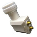 DI-WAY LNB TWIN 0,1dB, WHITE LEOPARD LINE