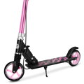 Spokey VACAY PRO Kolobežka s ručnou brzdou, kolieska 145 mm, ružová
