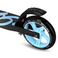 Spokey VACAY PRO Kolobežka s ručnou brzdou, kolieska 145 mm, modrá