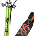 Spokey VACAY PRO Kolobežka s ručnou brzdou, kolieska 145 mm, khaki