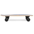 Spokey WOO-FISH Drevený pennyboard 56 x 15 cm, ABEC7, tmavo modrý