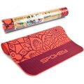 Spokey MANDALA podložka na cvičení lososová 4 mm